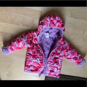 North face reversible coat